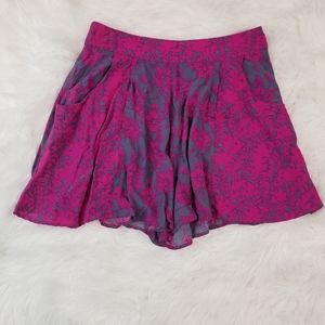 Free People floral flutter shorts